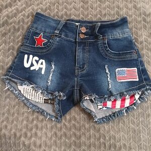 Patriotic Denim Women's Jean Shorts